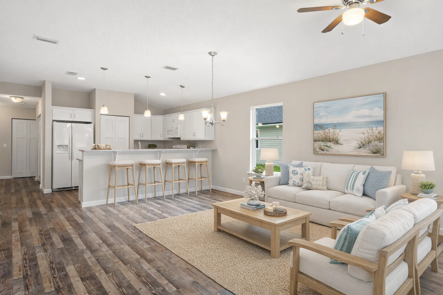 Coastal staging example