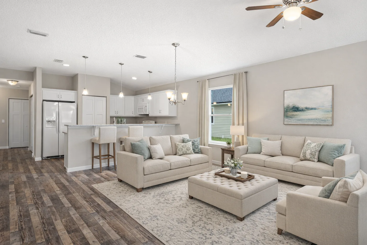 Transitional staging example